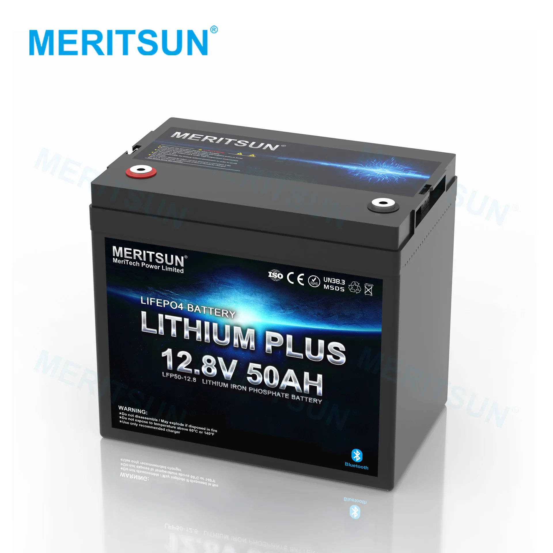 Deep Cycle Battery 12v 50ah Real-time Monitoring Lithium Battery