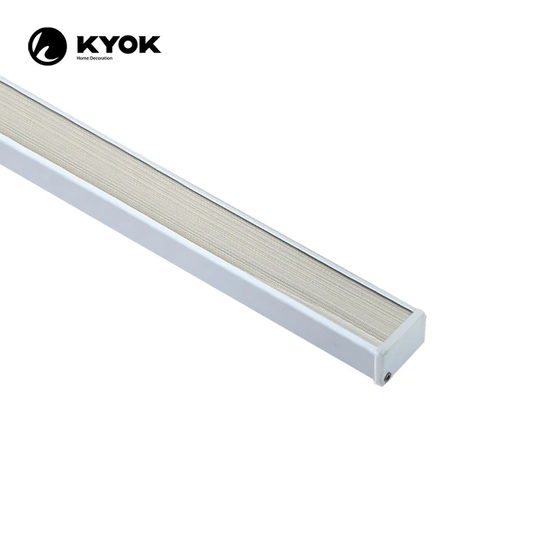 
KYOK Auto Wifi Smart Daylight Fabric Rechargeable Motor vertica Blinds Motorized Window Blinds Electric Mechanical Roller Blinds 