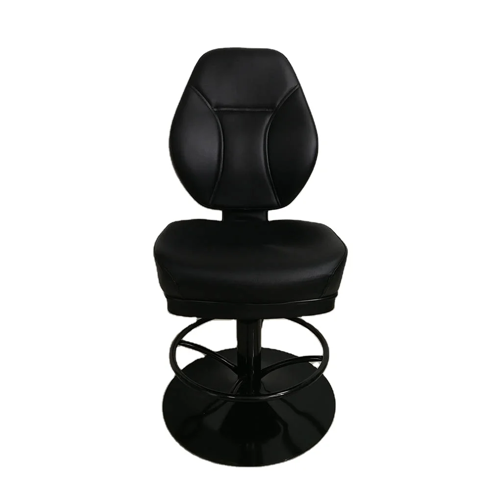 Hot Selling Stainless Steel Leather Poker Chairs Casino Style Chairs Modern Used Casino Chairs