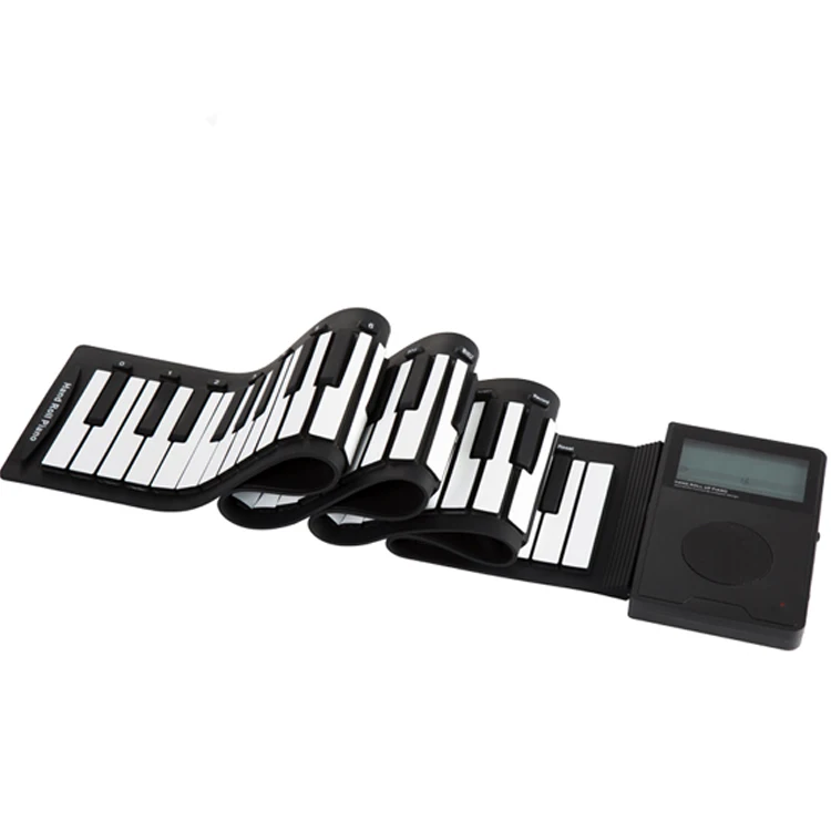 Mini Portable For Gifts Cut Pisno Hot Sale Portable Roll Up Piano E-Portable 88 Keys Hand Roll Piano Folding Soft Electron Organ