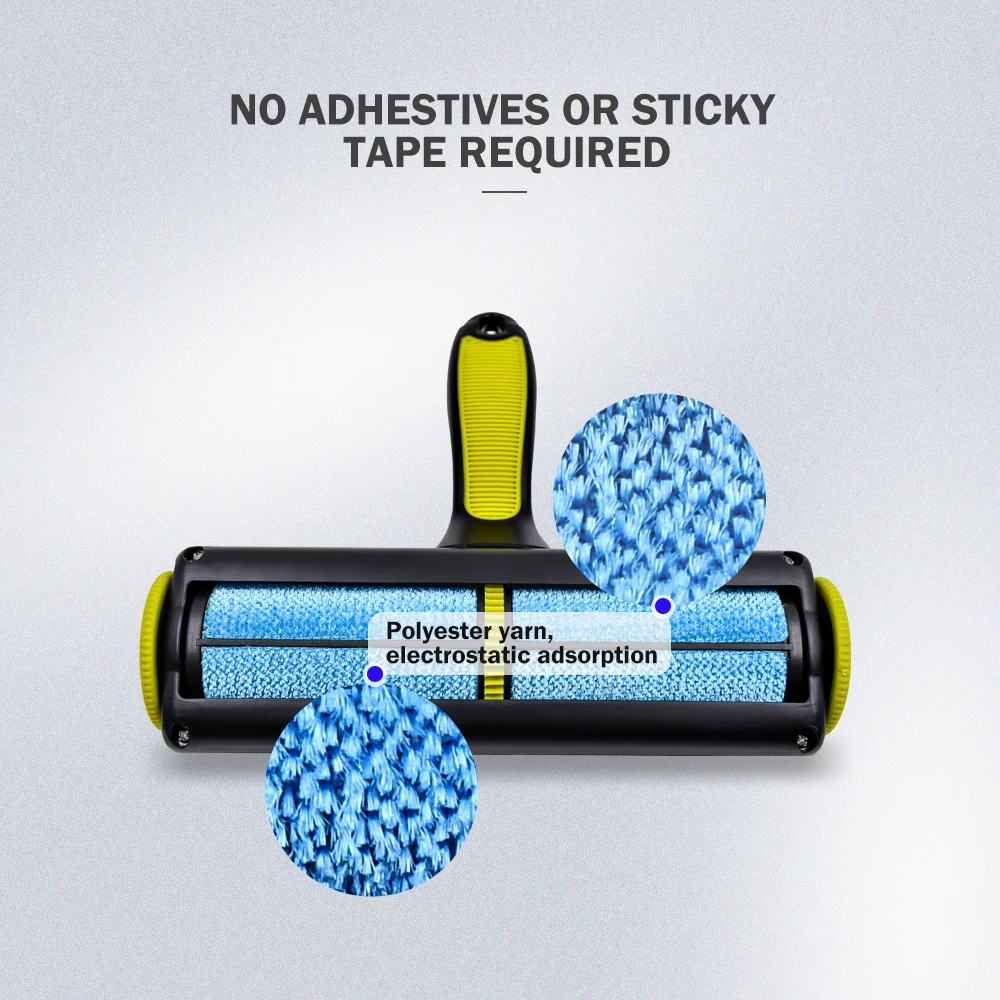 Reusable Pet Hair Remover Roller Brush For Dog And Cat Fur Cleaning