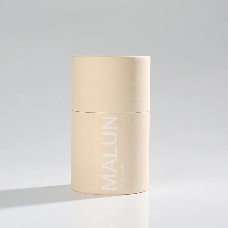 Customized printing High quality Food Grade airtight kraft paper can For snack food packaging