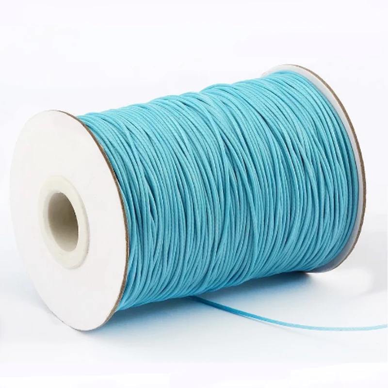 1.5mm Round blank waxed cotton cord,  Waxy cords string  for bracelet diy