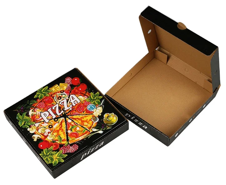 
Wholesale Corrugated carton Pizza Box Pizza Packing Box with custom logo printed the BEST PIZZA BOXES EVER! MOQ 40 HC 