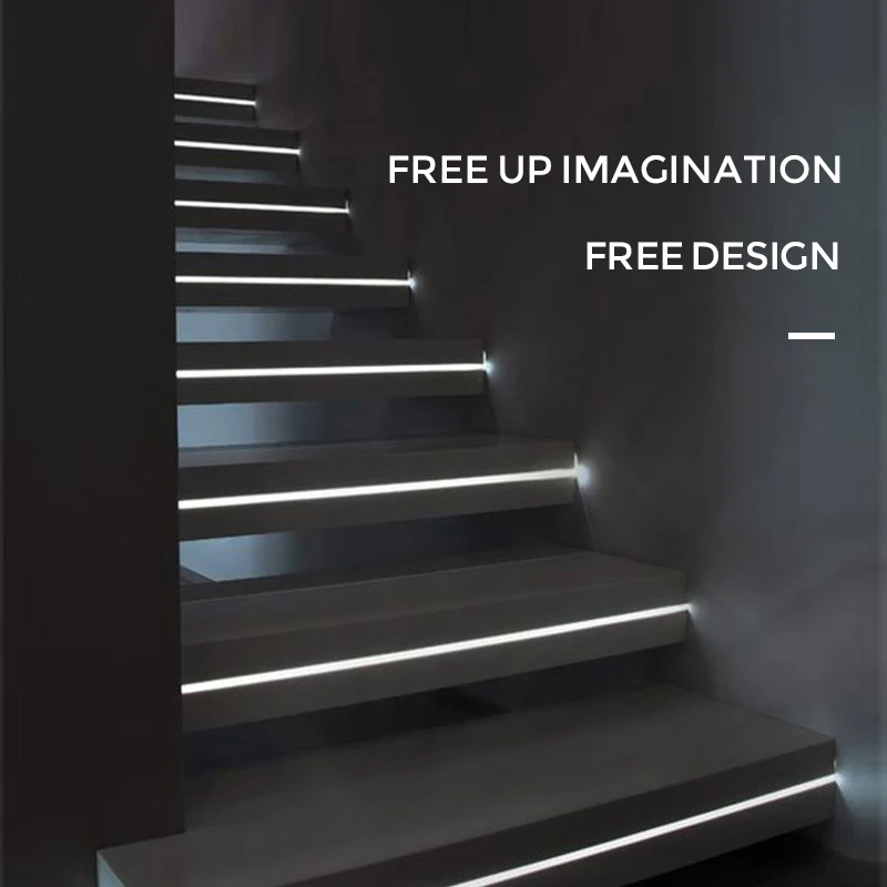 Простая Стильная современная декоративная алюминиевая Светодиодная трубка PULUOTI 10 Вт для помещений торгового центра офиса линейный светодиодный светильник