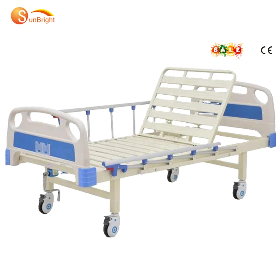 ICU Manual medical equipment hospital beds Nursing Bed crank manual bed for sale