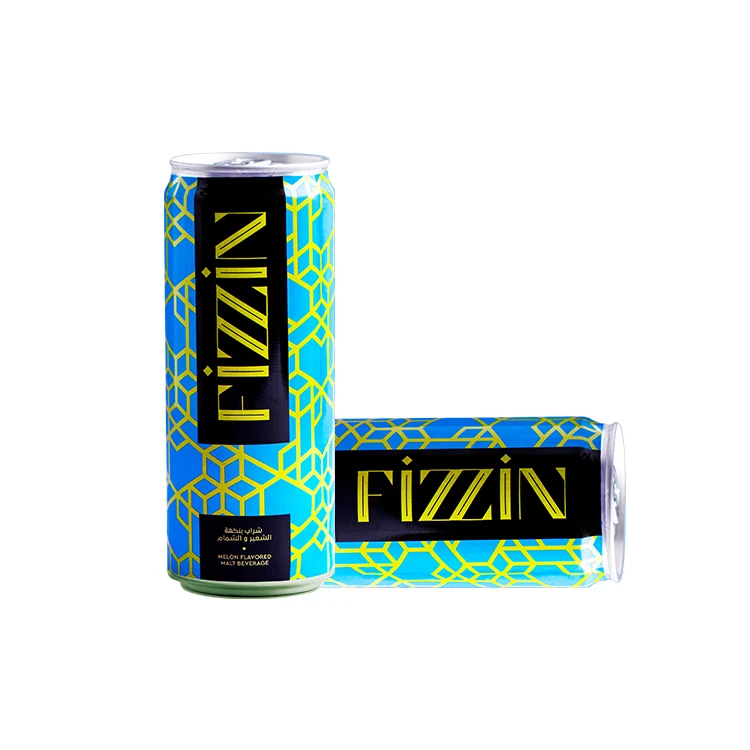 Заводской поставщик, солодовый напиток со вкусом дыни, консервированный фруктовый ароматизированный напиток