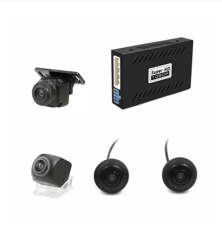 3D 1080P HD 360 Degree Bird View Surround System Panoramic View All Round View DVR Camera Quad-Core CPU 30 Car Model Optional