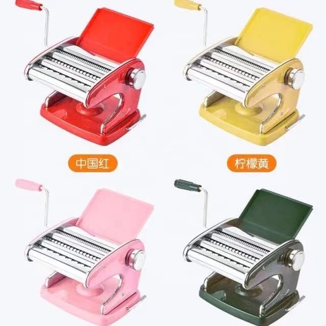 Coloful manual commercial ravioli sheeter making machines,noodle pasta maker chaos making machine