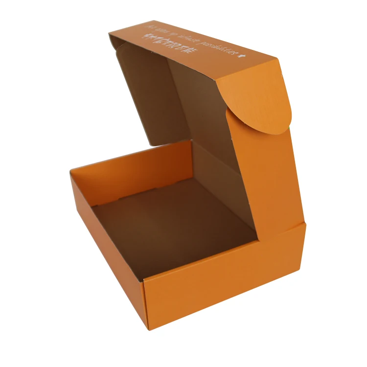 Small Design Packing Box Hard Packing Boxes Orange Mailer Box Making