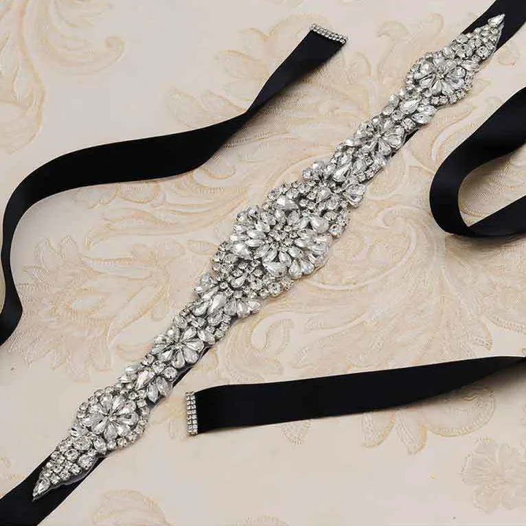 High-quality 3A Crystal Rhinestone Wedding Waistband Wedding Accessories Bridal Belt for Brides