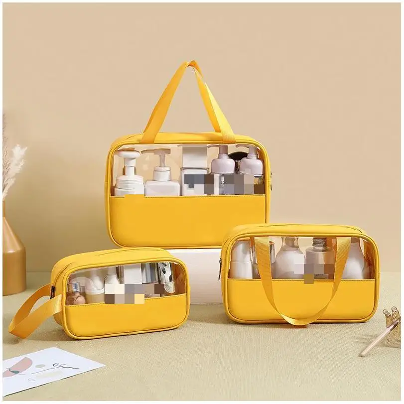 Cosmetic Tote Bags Men Zipper With Led Mirror Velvet Drawstring Sublimation Terry Cloth Leather silicone make up bag