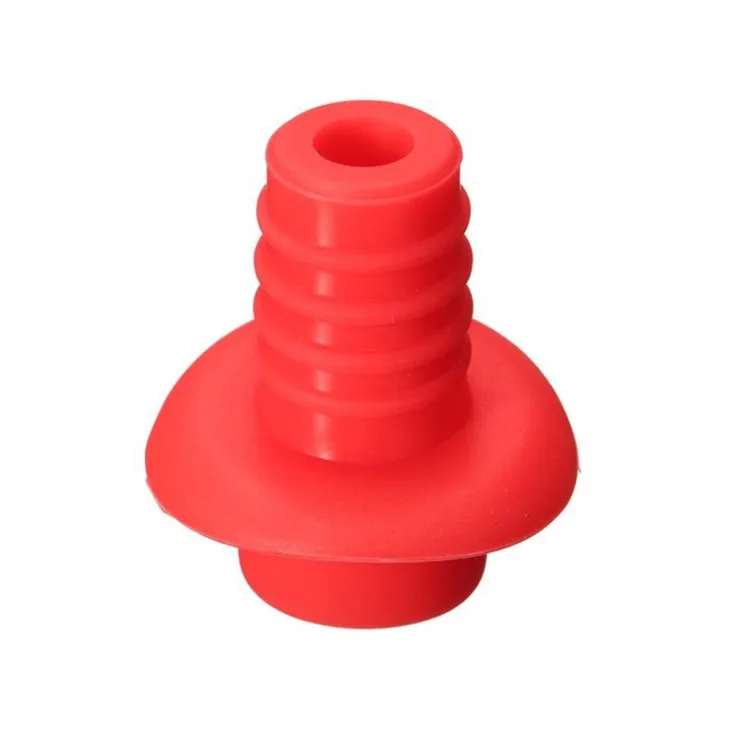 Hat shaped custom small silicone rubber wine bottle champagne stopper