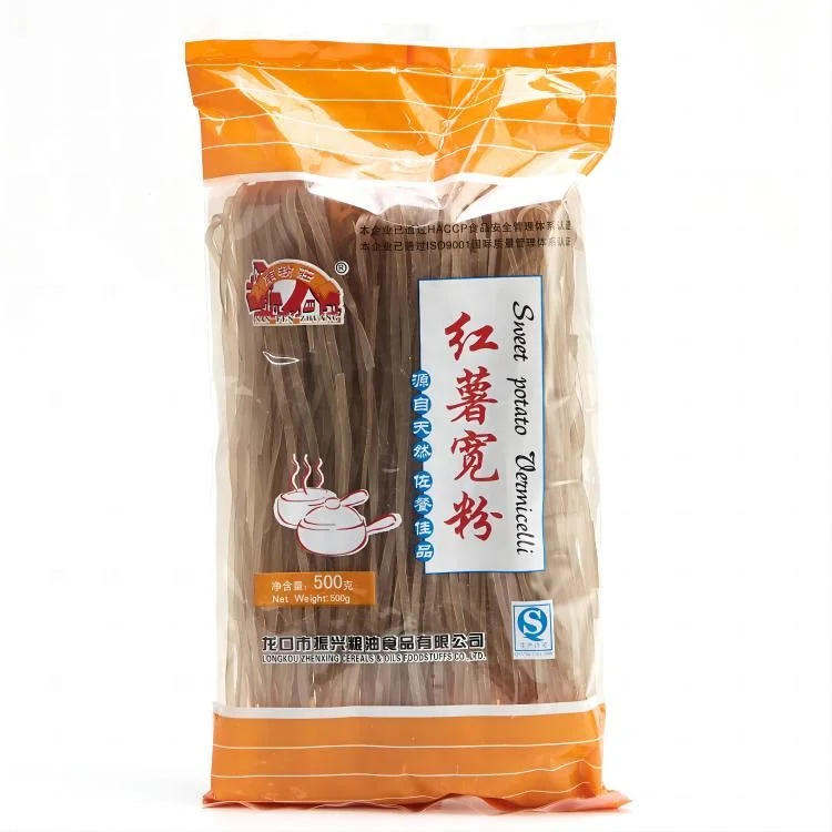 Korea style Traditional sweet potato vermicelli wide