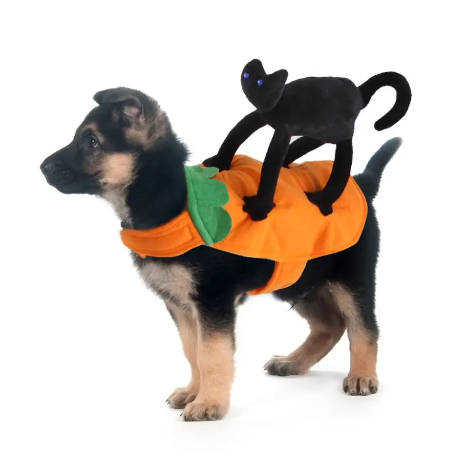 Hot selling Pet Cowboy Riding Dress Up Costumes cospaly Halloween Dog Clothes funny dog clothes pet cosplay costume halloween