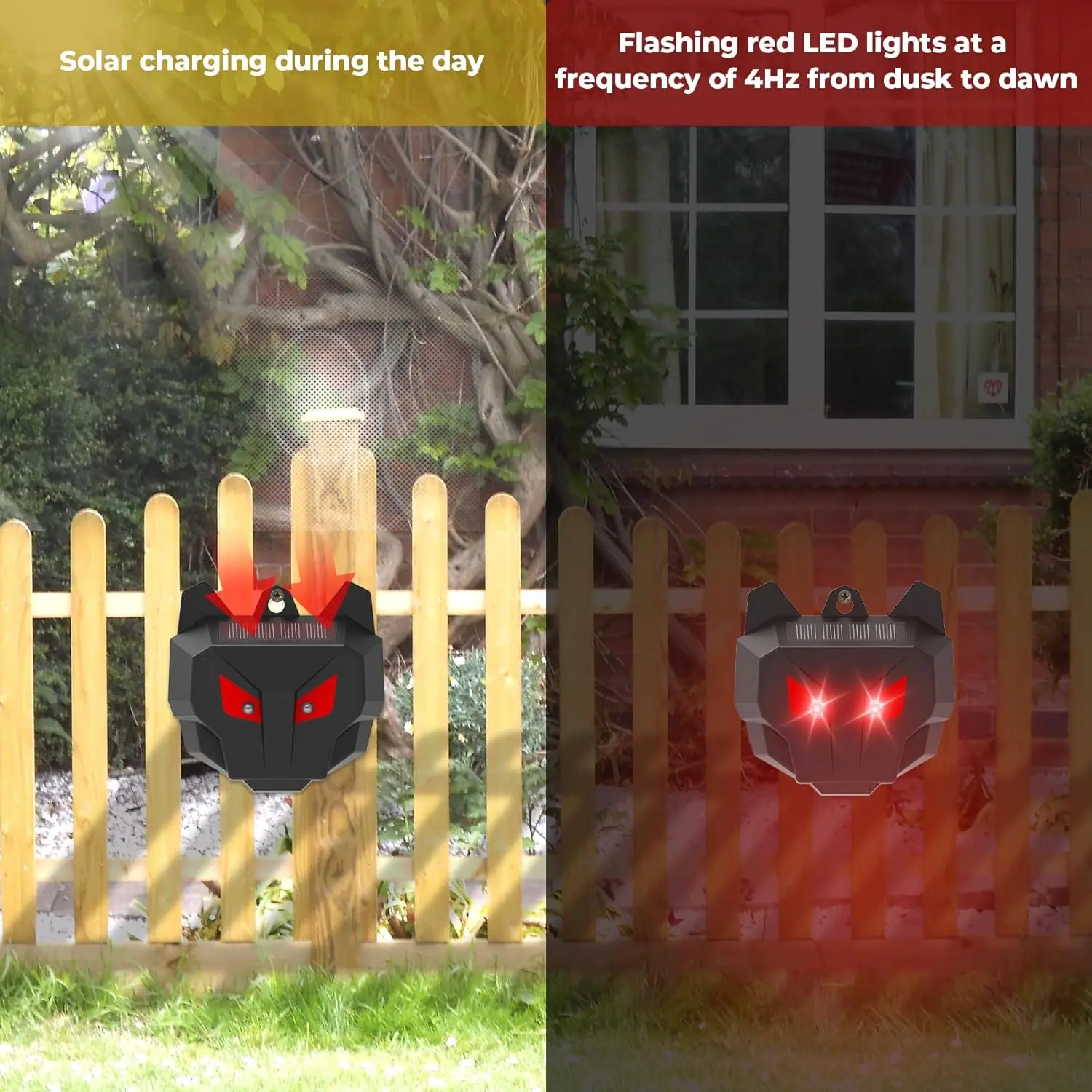 X-PEST animal control animal repeller AR17S waterproof solar powered animal repellent to repel fox/wolf/squirrel/dog/coyote