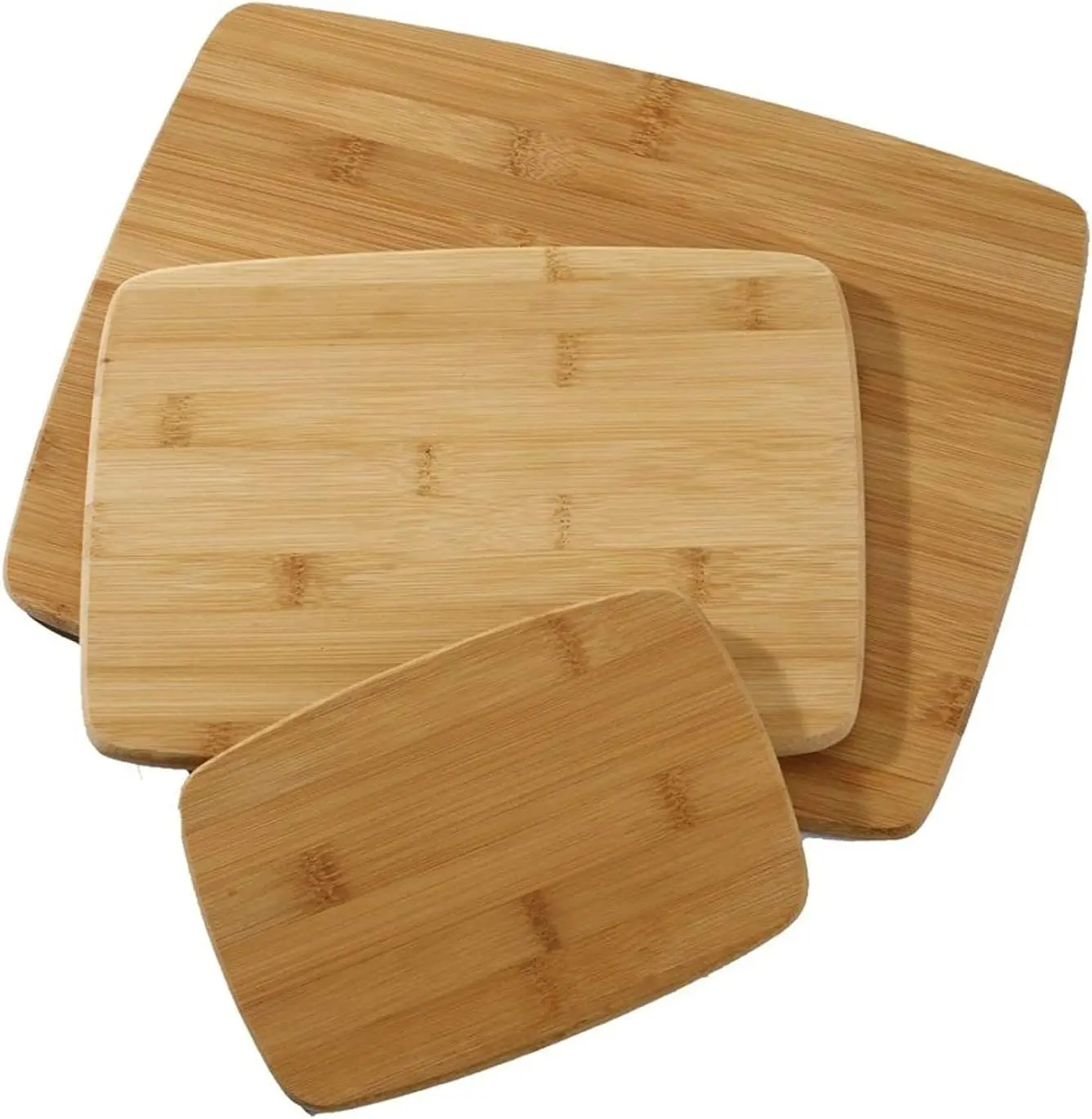 3-Piece Kitchen Cutting Board Set, Reversible Chopping Boards for Meal Prep and Serving, Charcuterie Board Set,