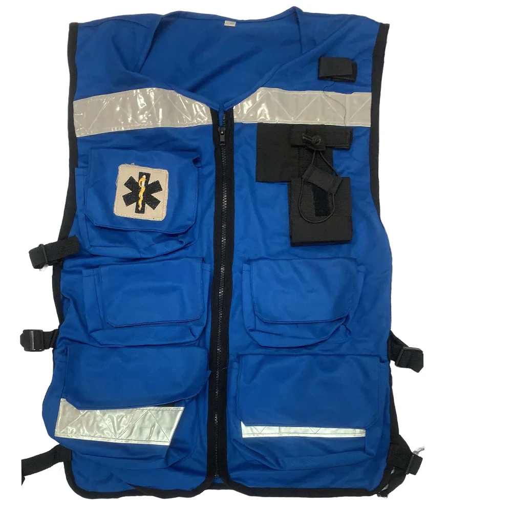 Professional Skeletal Vt-5 Sfj-Mc87 100% Polyester Knitting Reflecting Vest