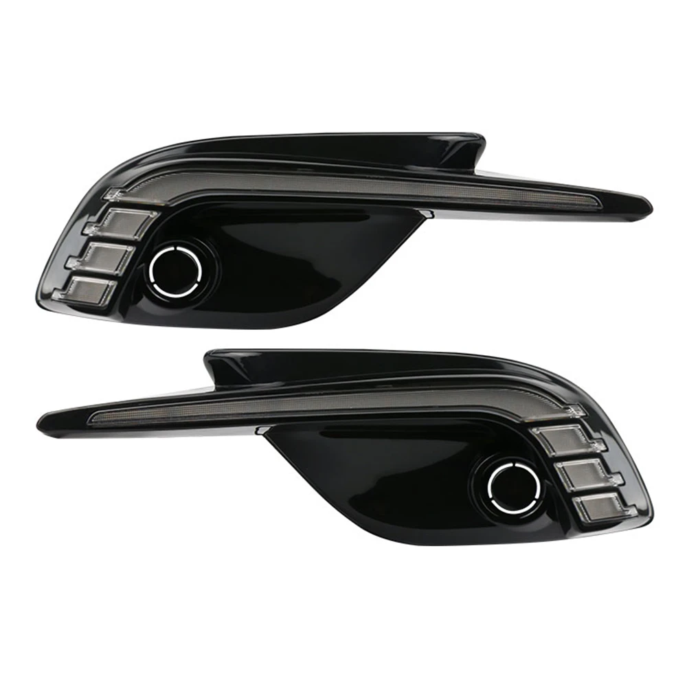 Set Of DRL LED Daytime Running Lights Assembly Case For Mazda 3 Mazda3 Axela 2017 2018