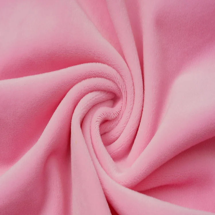 Высококачественная ткань из полиэстера и спандекса супермягкая утолщенная велюровая трикотажная бархатная с