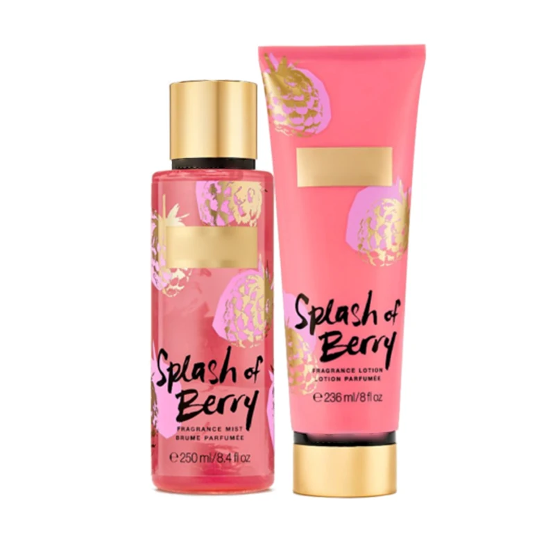 Wholesale Hot Sale Body Spray 2 Pcs Set SALE Latest Design 250ml Body Spray 236ml Body Lotion
