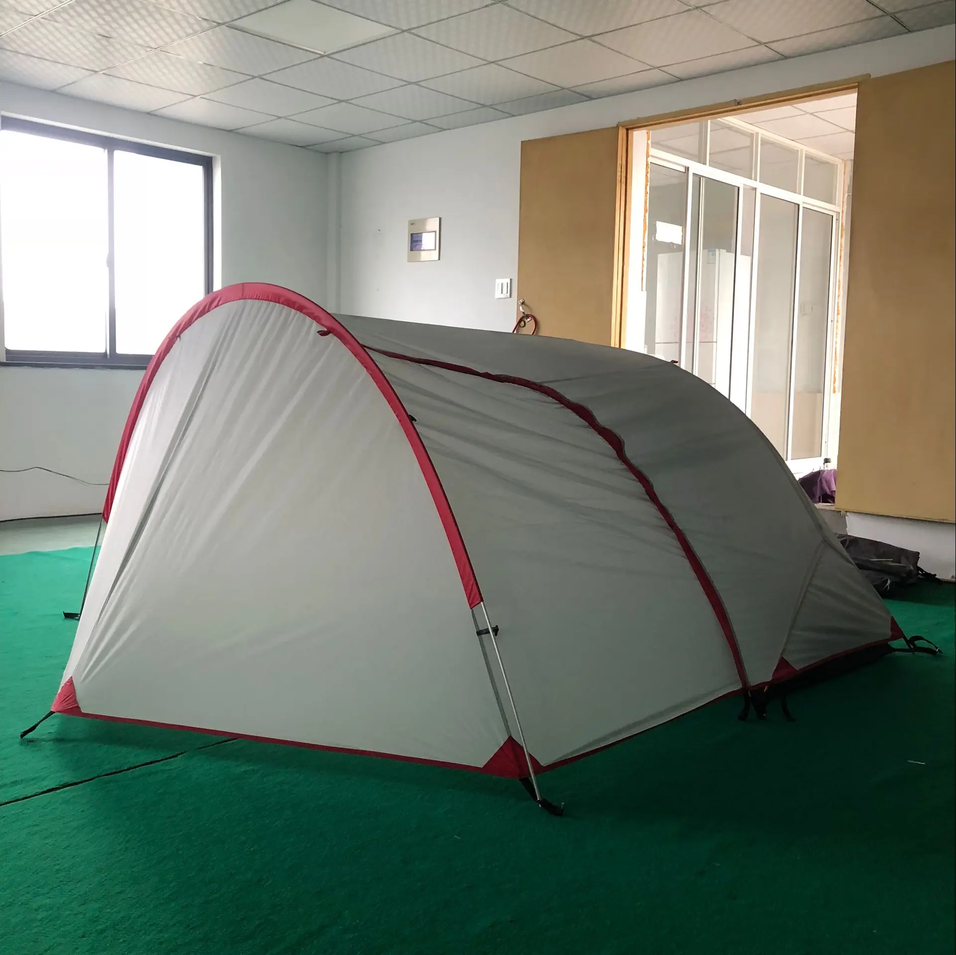 Newest 2 Person MSR Gear Shed Tent Attachable Shelter for E llixir&H ubba Tent,CZX-349 Extend MSR tent with stretch hall