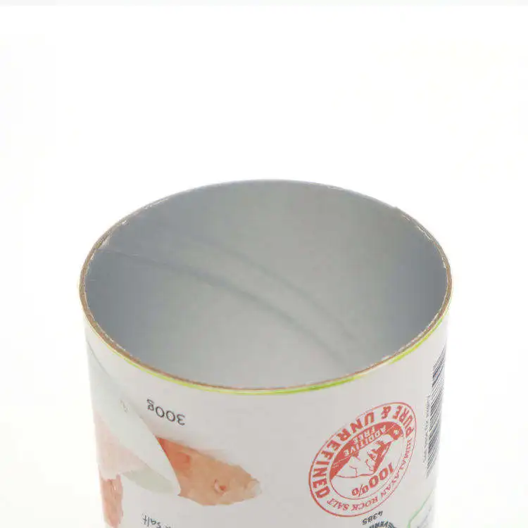 Free Sample Glossy Laminated Round Kitchen Spice Paper Jars Lightweight Tube Packaging with Plastic Shaker Lid Sugar Cookies