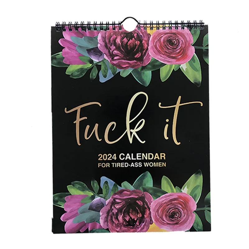 Новое поступление 2025 календарь для усталых задниц женщин Fu-ck It Planner ежемесячный
