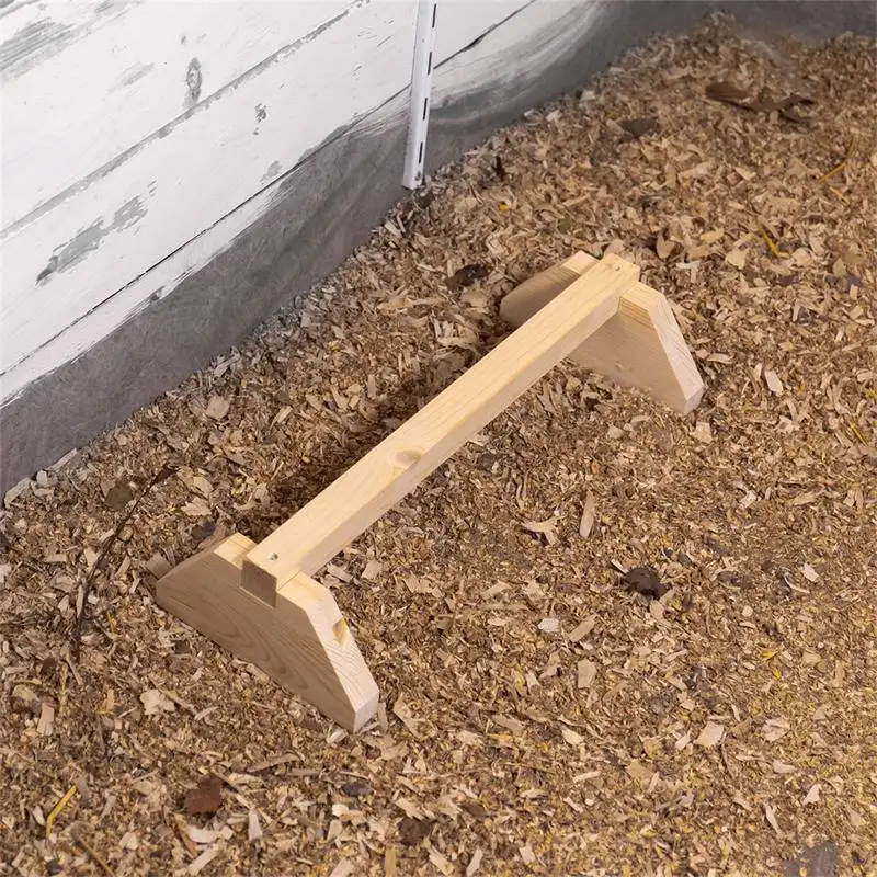 Chicken Coop Toy  Natural Wood Chicken Ladder  Swing  Perch for Birds Poultry Rooster  Chicken stand