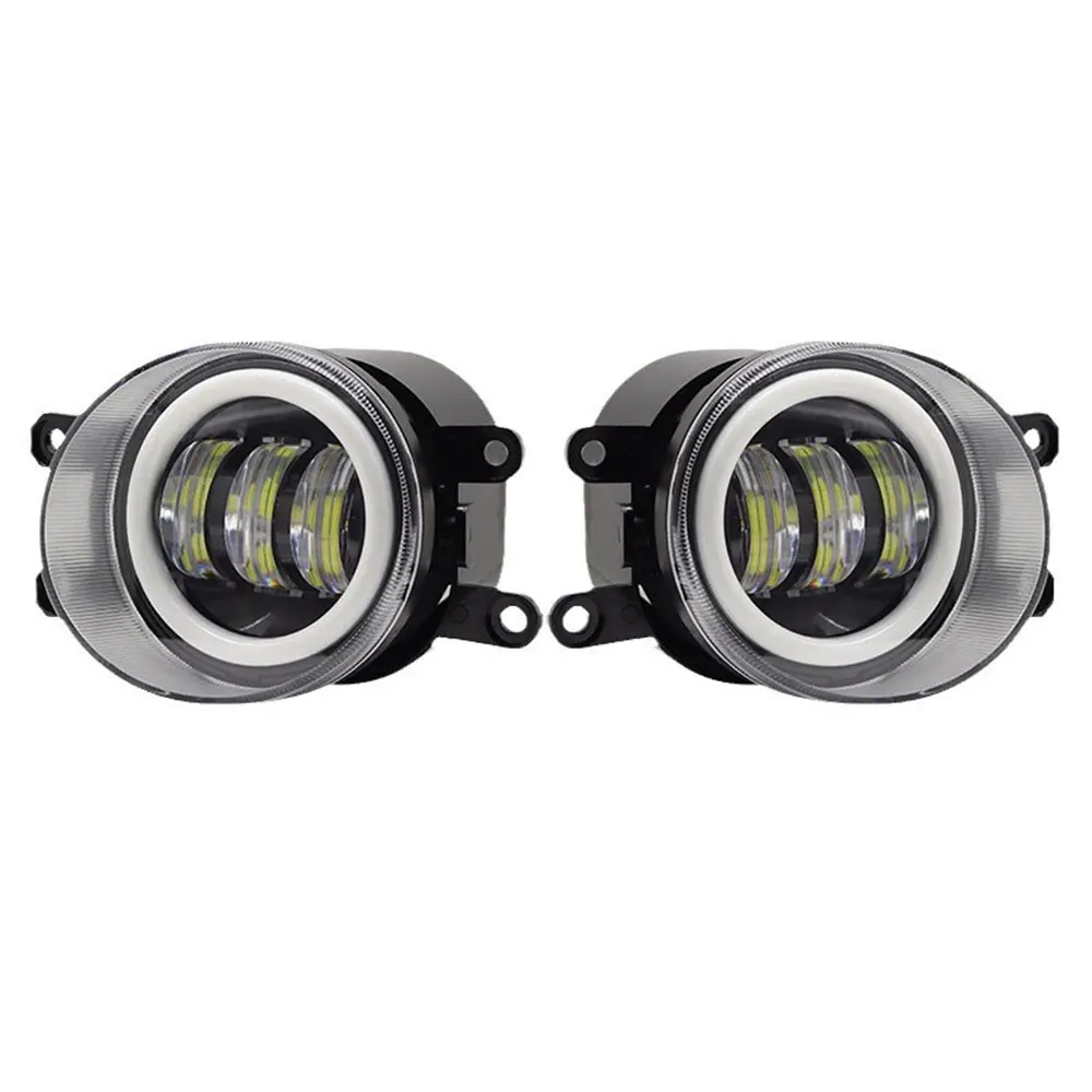LED Fog Light For Toyota Corolla Camry Yaris RAV4 Prius CHR Hilux Lexus DRL Daytime Running Lights 3.5 Inch White Yellow
