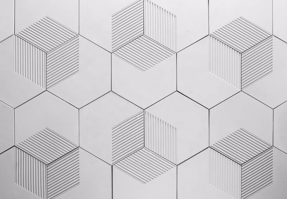 
Bentu Six hexagon design concrete wall tiles 