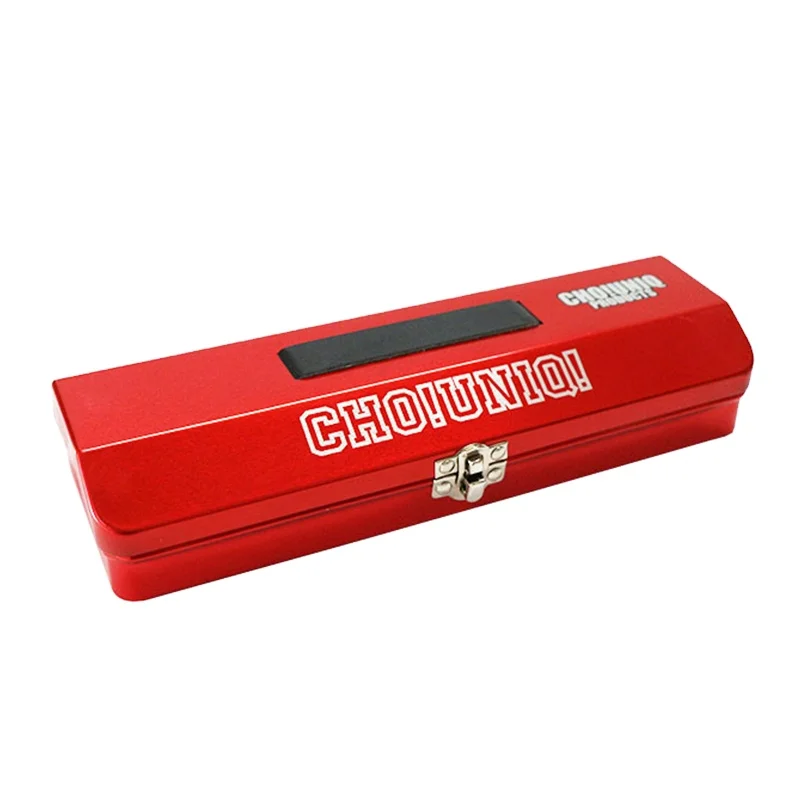 Rectangular iron box wholesale custom multi-function red hardware tool storage box custom tin box with lid