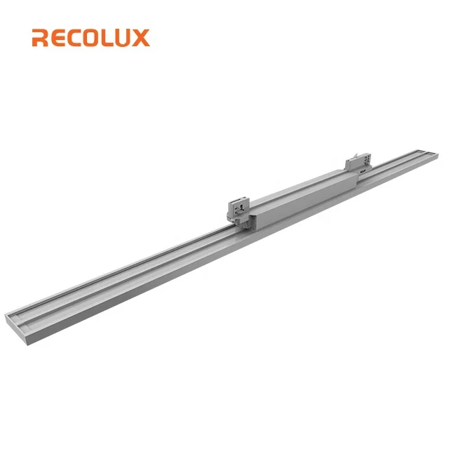 RECOLUX Warehouse Lighting LED Pendant Linear Track Light Tracking System With Lens