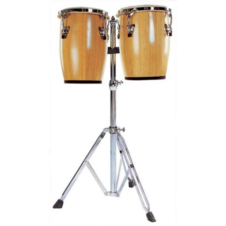 Оптовая продажа популярный мини-ударный музыкальный инструмент барабан Конга с подставкой