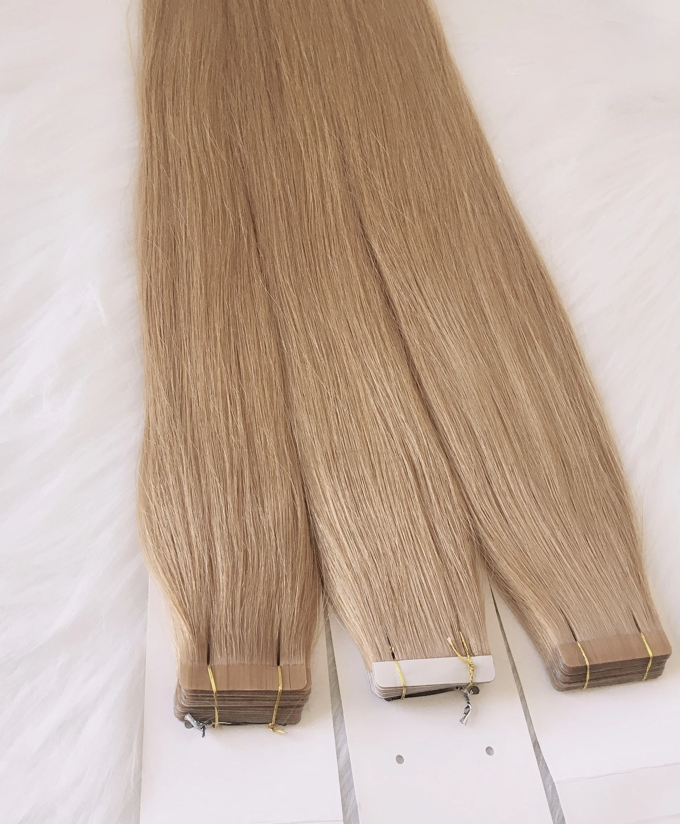 Wholesale Supply Russian Remy Mini Tape Hair Natural Mini Micro Real Human Hair Extensions Tape in hair extensions
