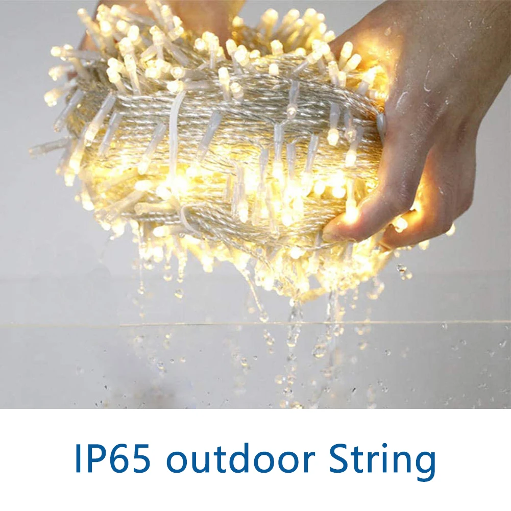 Factory Direct 24V 50M Christmas LED String Fairy Light For Outdoor Wedding Holiday Party Fairy Garland Decor