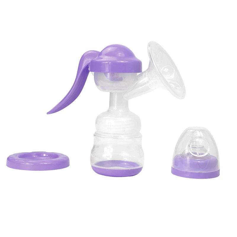 Custom Postpartum Products Manual Silicone Portable Pregnant Women Wearable Breast Pump With Lid