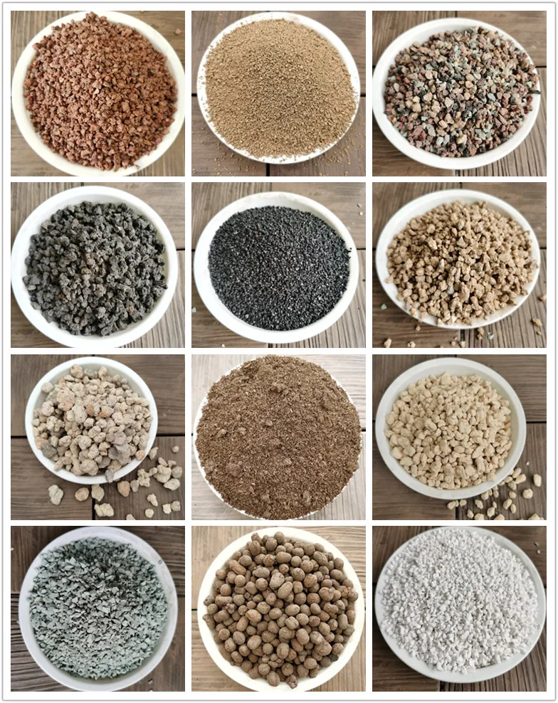Diatomite granule horticultural cultivation matrix flower pavement 1-3-6 various specifications