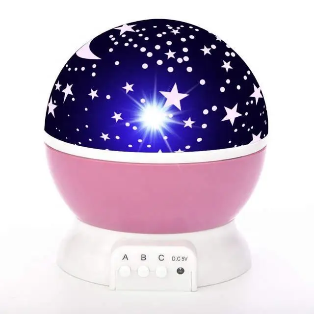Projector Starry Sky Rotating Led Night Light Planetarium Children Bedroom Star Night Lights Moon Light Kids Gift Lamp