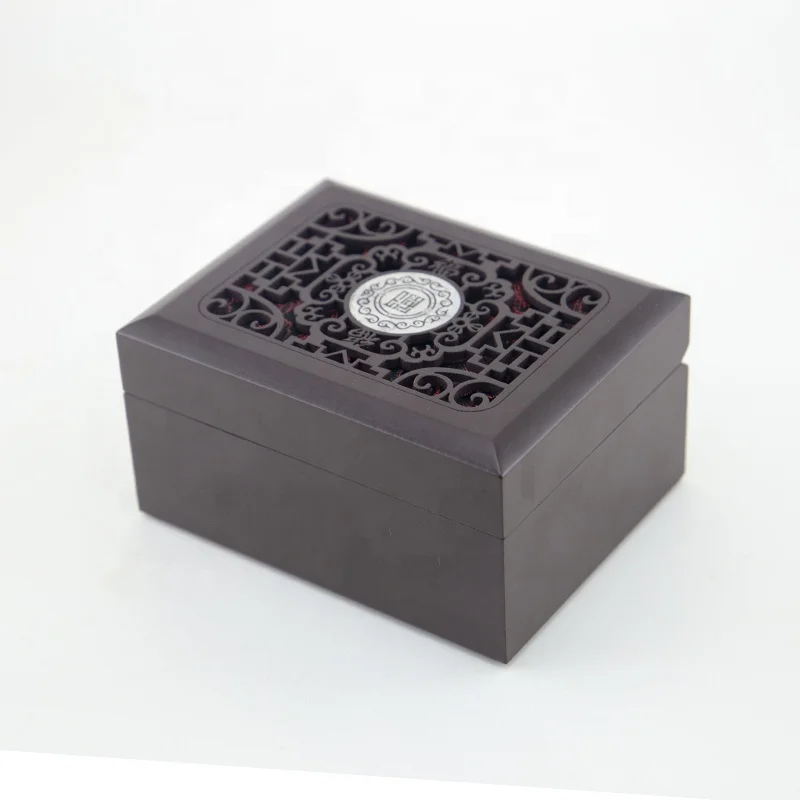 Watch Gift Box Medal Packaging Chinese Style Expensive Jade Pendant Jewelry Custom MDF Wooden Box