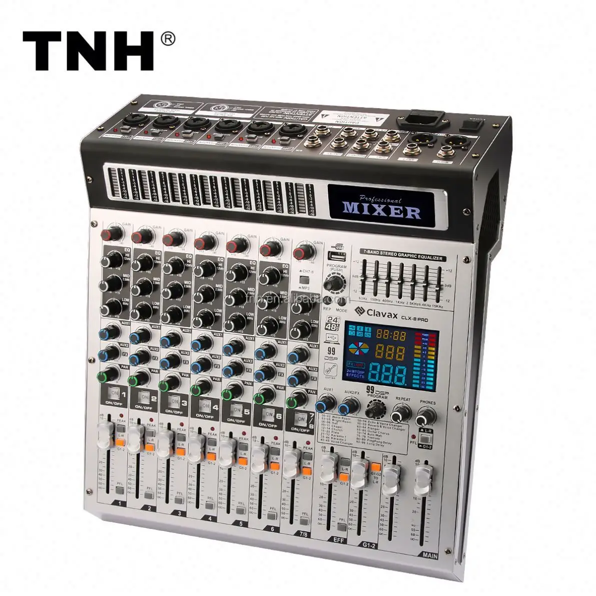 MC-CLX8 профессиональный диджейский контроллер/аудио-консоль микшер с двойным эффектом светодиодный экранный по заводской цене