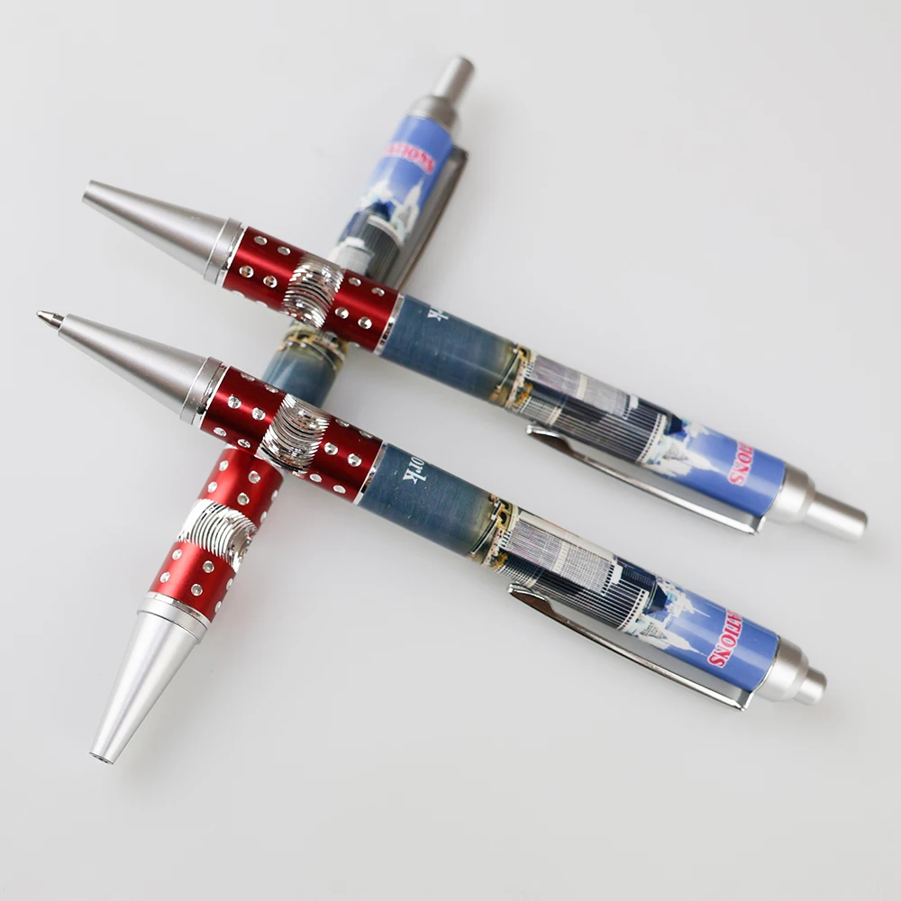 GemFully primary school supplies primary school supplies escuela plastic gen pens with custom clips