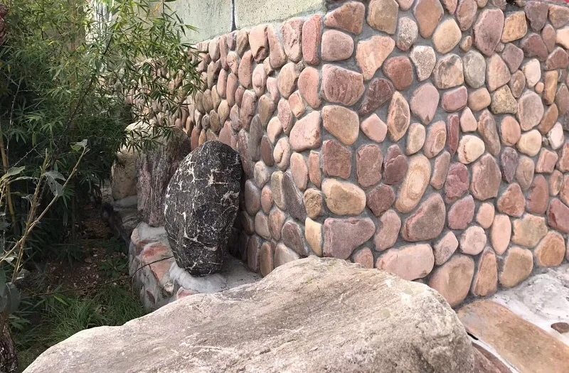 Natural Cobble Slices Pebble Stone Slices Wholesale