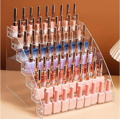 transparent nail polish rack acrylic acrylic wall nail polish rack clear acrylic nail polish rack