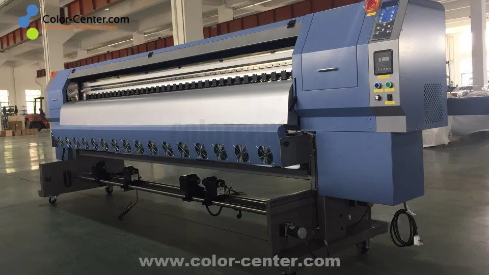 China best! Allwin E320 3.2m 2 Heads /4 Heads Printer (with Epson DX5 print head, solvent, water-base and LED UV all applicable)