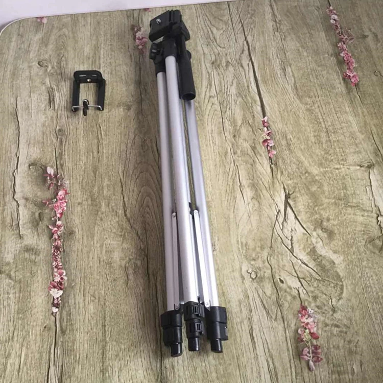 
New 1.5m Aluminum alloy self-timer tripod live Photography tripod Multifunctional retractable mobile phone bracket 