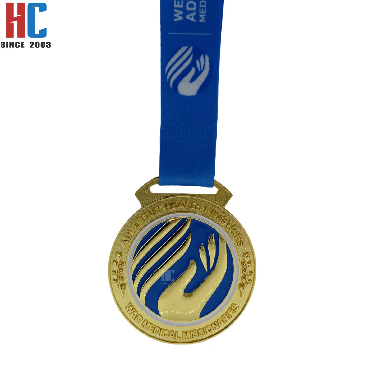 20 Years Factory Custom 3D gold plated sports Medal 2024 souvenir award