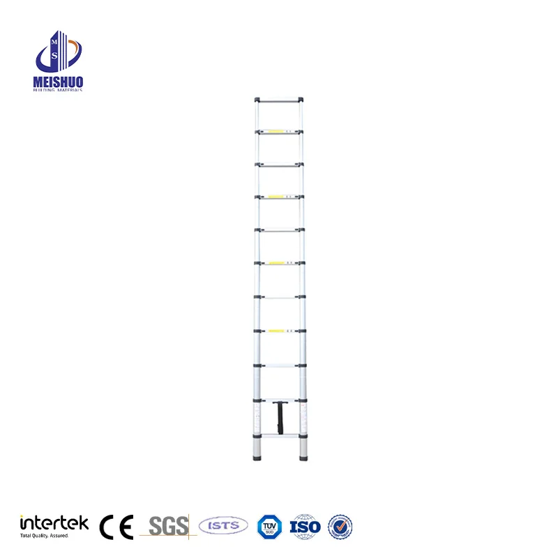 ladder 3.8m super aluminium telescopic ladder with soft close system EN131-6 ANSI Warenwet AS/NZS CAN3-Z11-M81