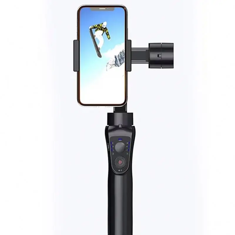 Pocket gimbal camera video smartphone handheld grip phone tripod holder led heads for stabilizers