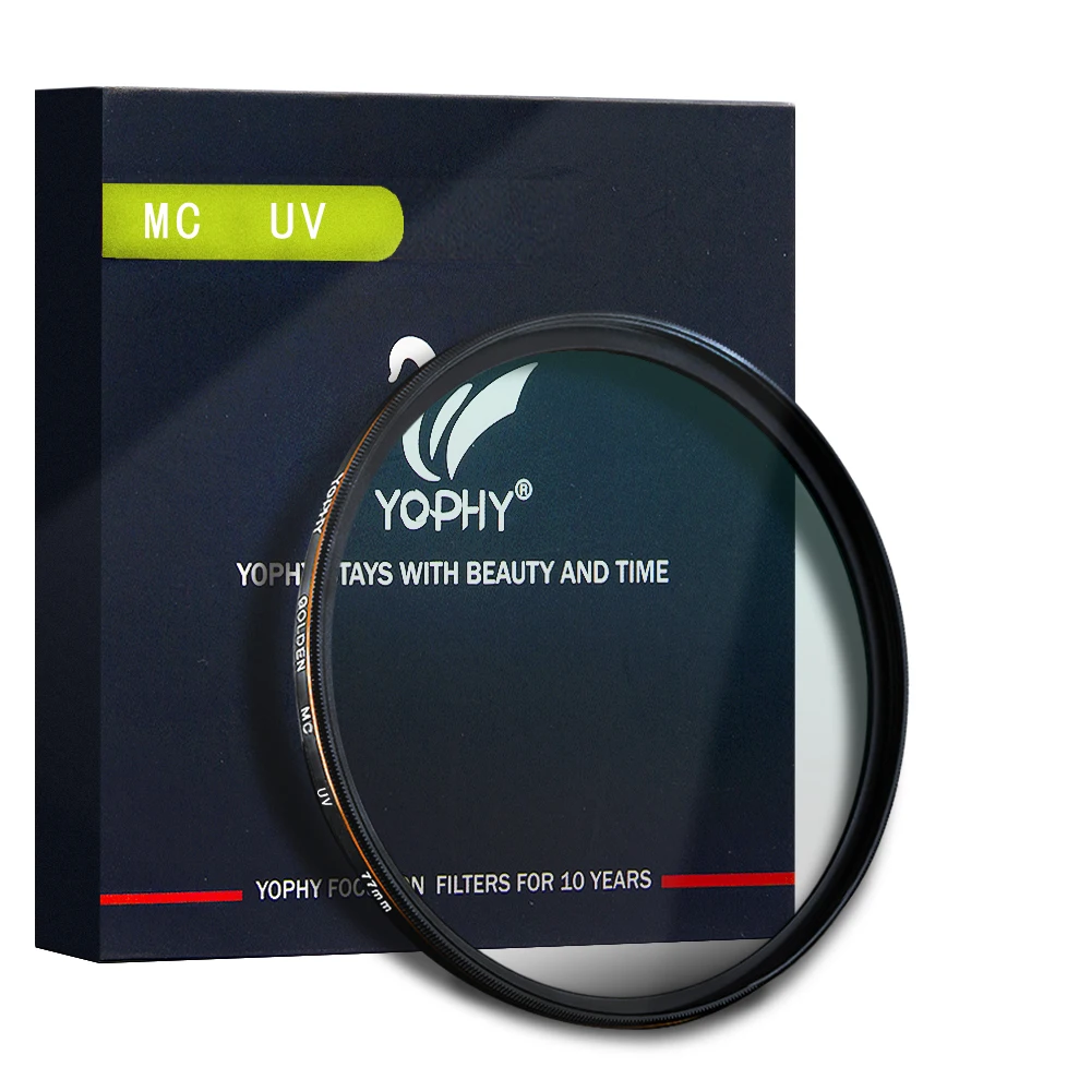 
YOPHY camera MC UV filter AGC glass 67MM 77MM 82MM camera lens filter HD Nano Coating 